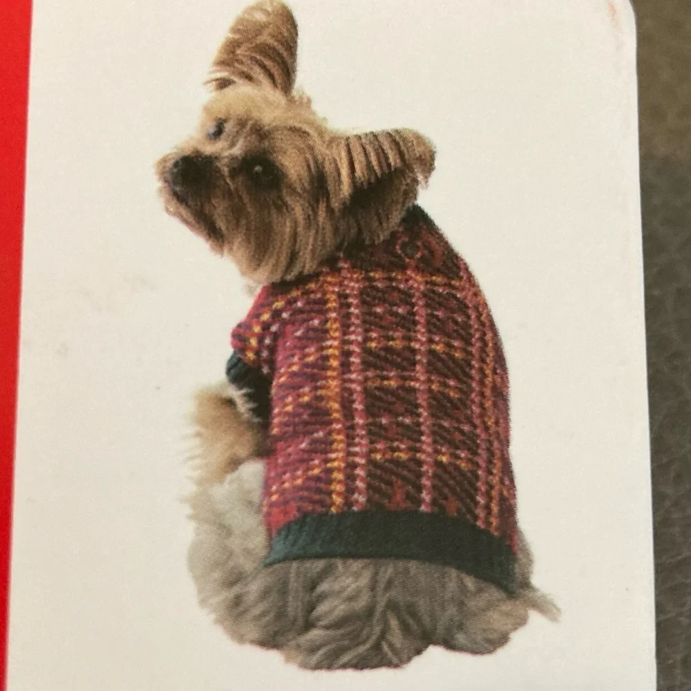 XS dog Sweater Merry Holiday Pet